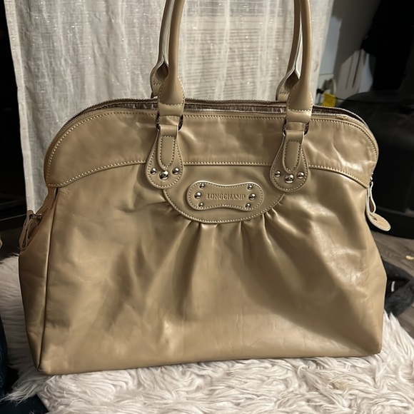 Longchamp Handbags - Longchamp Idole tote Leather Large Shoulder Bag